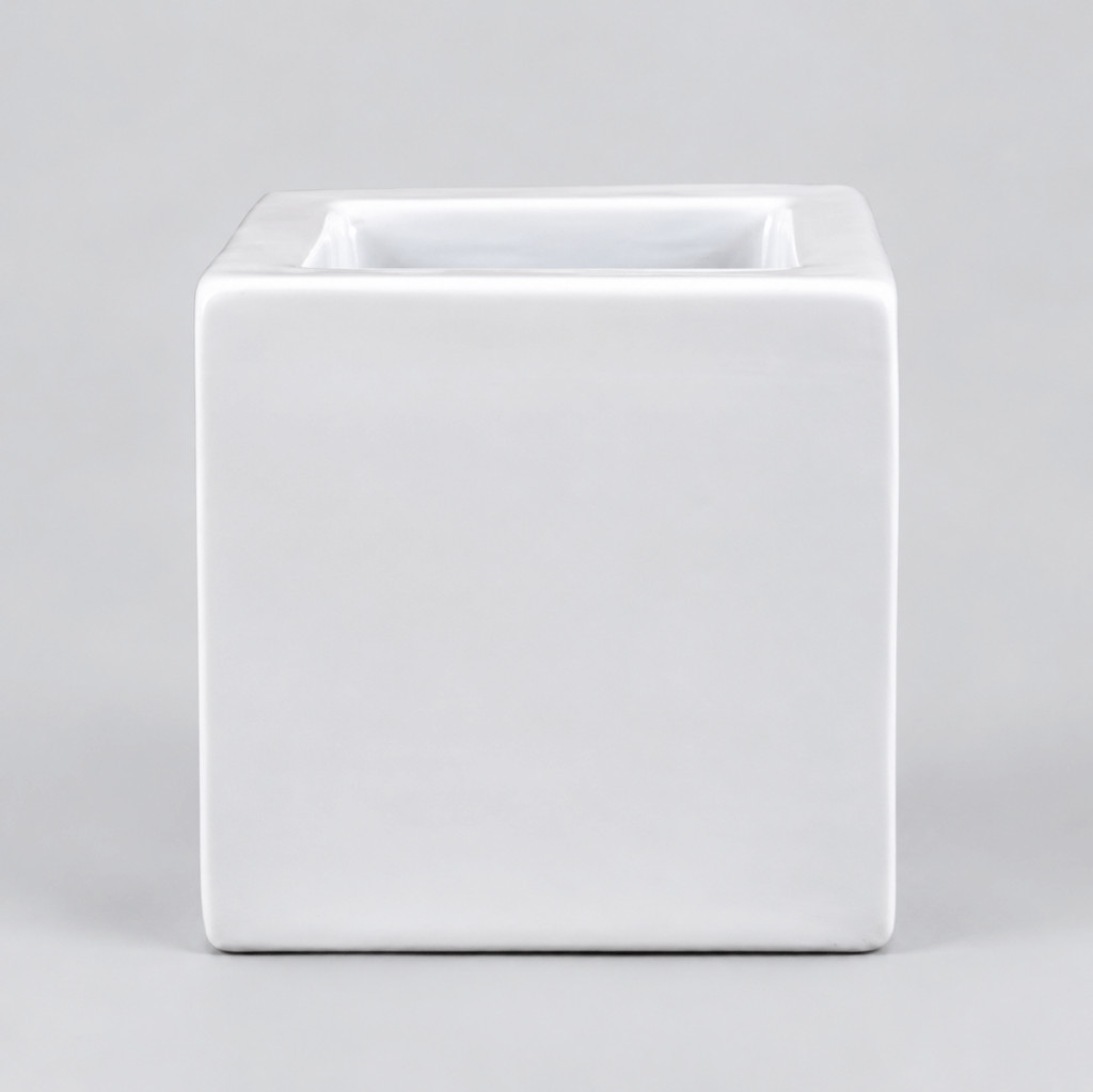 20cm Cube Fiberglass Pot 20cm in height (7.8cm)