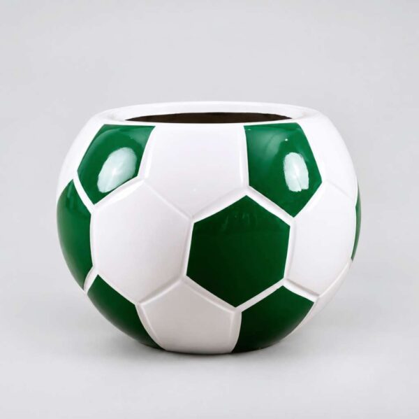 Football Fiberglass Pot | 25cm in height (9.8'')