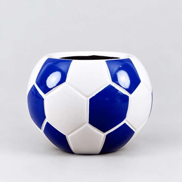 Football Fiberglass Pot | 25cm in height (9.8'')