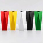 3ft Diamond Fiberglass PlanterPot 90cm in height 1