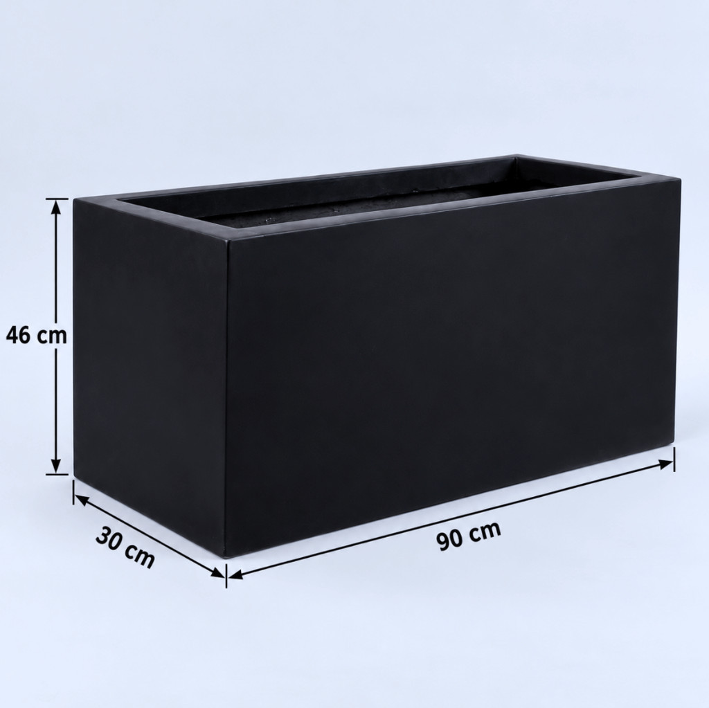 3ft Trough Fiberglass Planters 3