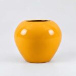 Apple Shape Fiberglass Pot 25cm and 17cm Heights