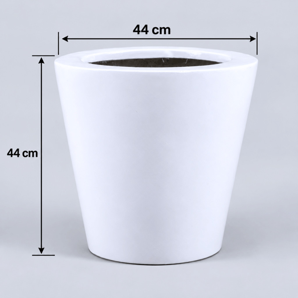 Big Cone Fiberglass Planters 55cm in height (21.6″)