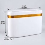 Curve Slim Trough Fiberglass Planter 60 x 30 x 85cm
