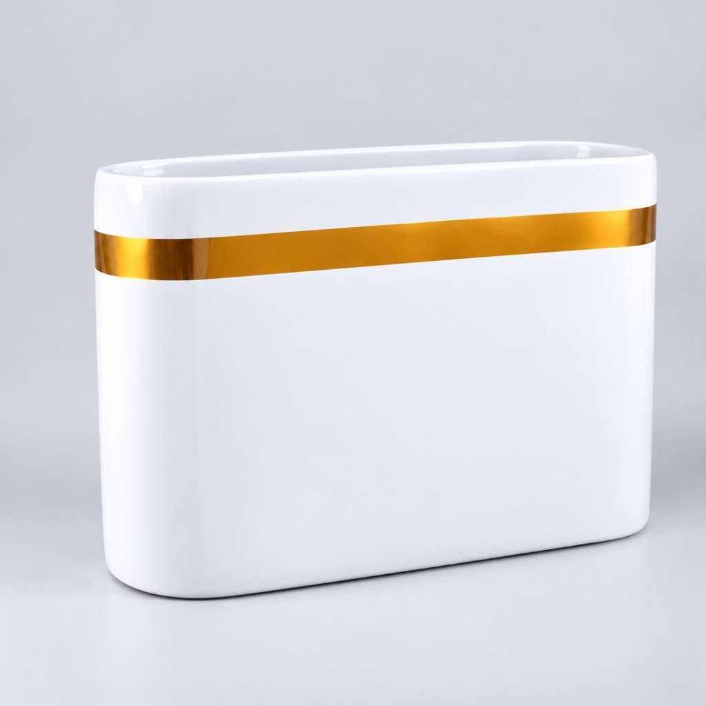 Curve Slim Trough Fiberglass Planter 60 x 30 x 85cm