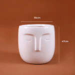 Bhudda Face Fiberglass Pot - Image 2