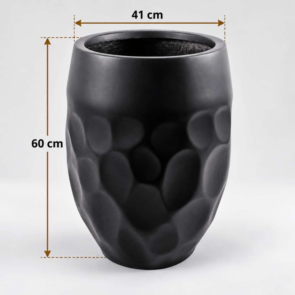 Facet fiberglass potplanter medium 60cm height
