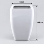 Fiberglass Belly Pot Planter 66cm and 62cm in heights