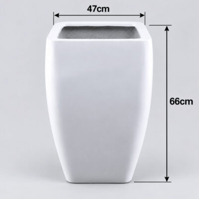 Fiberglass Belly Pot Planter 66cm and 62cm in heights