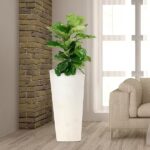 Tapered Square Fiberglass Planter | 3ft (90cm in height) - Image 4