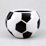Football Fiberglass Pot 25cm in height 9.8
