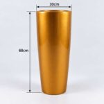 GP Cylinder Fiberglass Pot 68cm height 1