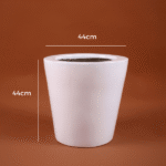 Medium Cone Fiberglass Planters | 44cm in height (17.3'') - Image 2