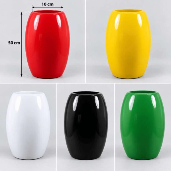 Mini Classic Fiberglass Pots 37cm in height (14.5)