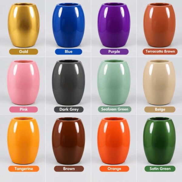 Mini Classic Fiberglass Pots 37cm in height (14.5)