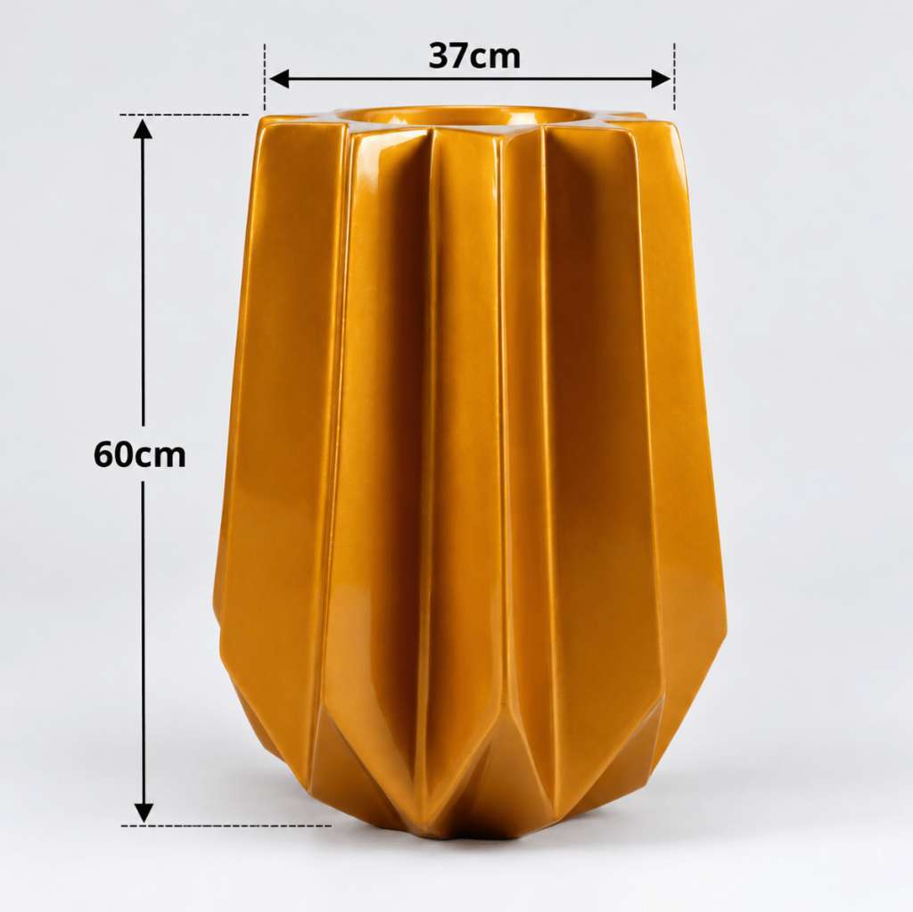Okro Classic Fiberglass PlanterPot 60cm in Height (23.6”) 1