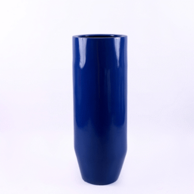 Pencil cylinder fiberglass planters | 110cm in height (43.3'')