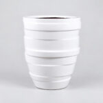Rib Pot fiberglass Planter 66cm 25.9 in height