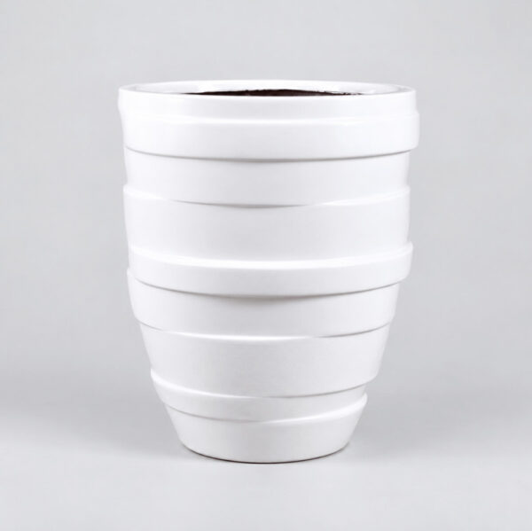 Rib Pot fiberglass Planter 66cm 25.9 in height
