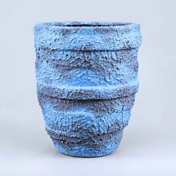 Rib Pot fiberglass Planter Design | 66cm in height