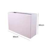 Slim Trough Rectangular Fiberglass Planter | 60cm x 90cm - Image 2
