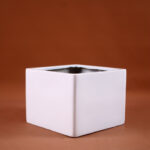 Small Square Fiberglass Planter/Pot | 30cm x 41cm