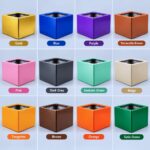 Small Square Fiberglass Planter Pot 30cm 41cm