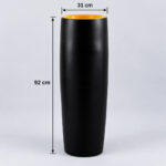 Tapered Cylinder Fiberglass PlantersPots 92cm height 1