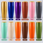 Tapered Cylinder Fiberglass PlantersPots 92cm height 1