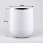 Tear Drop Fiberglass Planter Pot 7