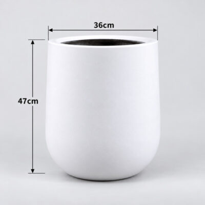 Tear Drop Fiberglass Planter Pot 7