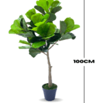 Artificial Fiddle Leaf Plant, 100cm in height