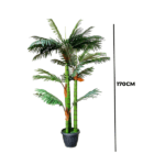 Lifelike Areca Dark Artificial Palm Plant | 170cm in height
