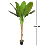 Faux Banana Plant (190cm in height )