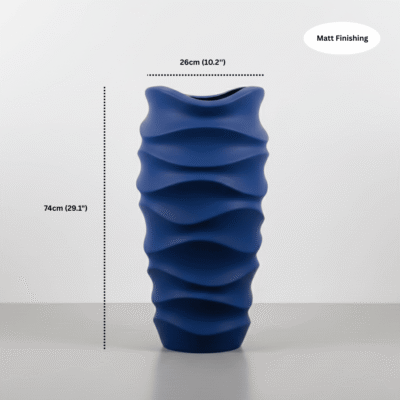 Big wave fiberglass planter
