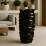 wavy fiberglass planters