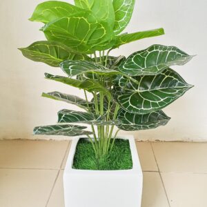 Artificial Mini Plant Potted In A 20cmX20cm Fiberglass Pot – Height 70cm