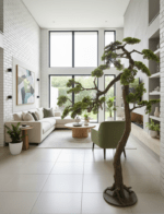 Elegant Artificial Bonsai Tree – 170cm Decorative Indoor Plant with 19 Leaves - Image 2