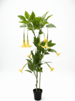 Artificial Datura Tree 160cm with 20 Flowers – Decorative Home Plant with 3 Branches