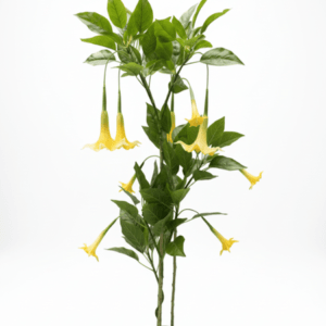 Artificial Datura Tree 160cm with 20 Flowers – Decorative Home Plant with 3 Branches