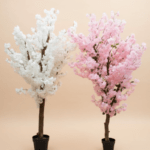 Artificial Cherry Blossom Tree 220cm & 214cm | Luxury Pink & White Indoor Decor in Nigeria