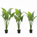 Cocoyam Artificial Plants/Flower For Indoor Home, Office Decorations