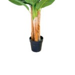 Artificial Indoor Decor Trees/Plants | Faux Three Stem Banana Tree - Image 4