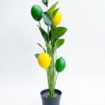 75cm Lemon Fruit Mini Potted Plant – Premium Artificial Greenery for Fresh Indoor Styling