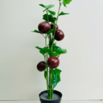 75cm Plum Fruit Mini Potted Plant – Chic Artificial Greenery for Modern Indoor Décor