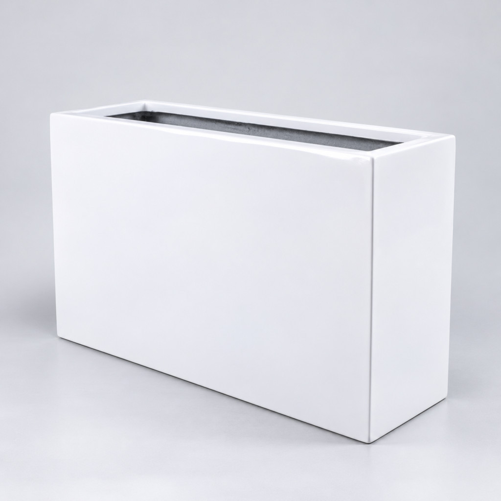 Slim trough planters