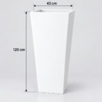 Tapered fiberglass planters 3